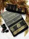 Wow Pure Dola Silk Jacquard Boder Fancy Wholesale Saree In India